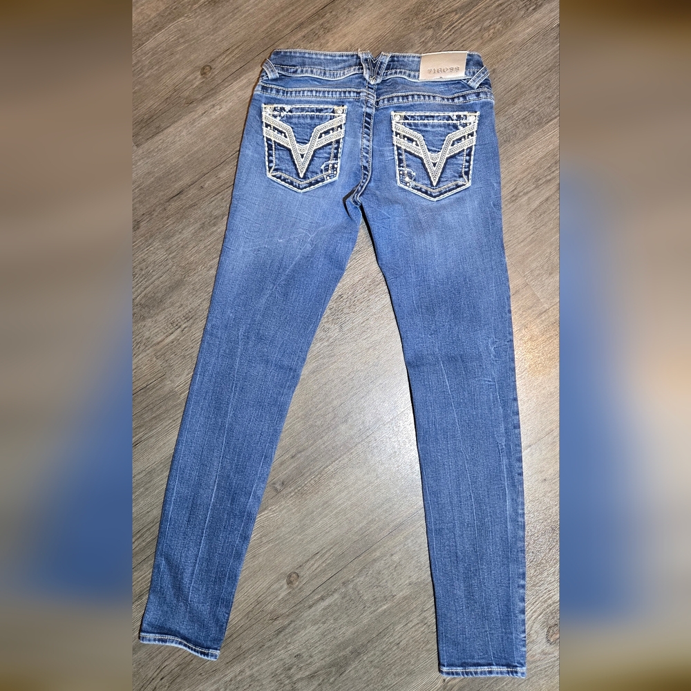 Vigoss Chelsea Skinny Jeans Bling pockets